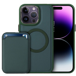 Чoхол до iPhone 14 Pro Max, Skin-touch MagSafe, зелений