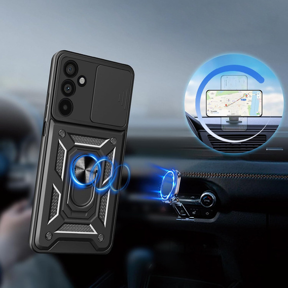 Чохол NOX Camera Slide Samsung Galaxy S25 FE, CamShield Slide, чорний