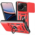 Чехол NOX Camera Slide Xiaomi Poco F7 Ultra, CamShield Slide, красный