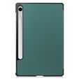 Чехол для Samsung Galaxy Tab S9 FE, Tri-fold, зелёный
