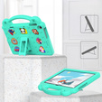 Дитячий чохол для планшета Lenovo Tab M10 10.1 Gen 3 TB-328FU/TB-328XU, Cute Patterns, з підставкою, зелений