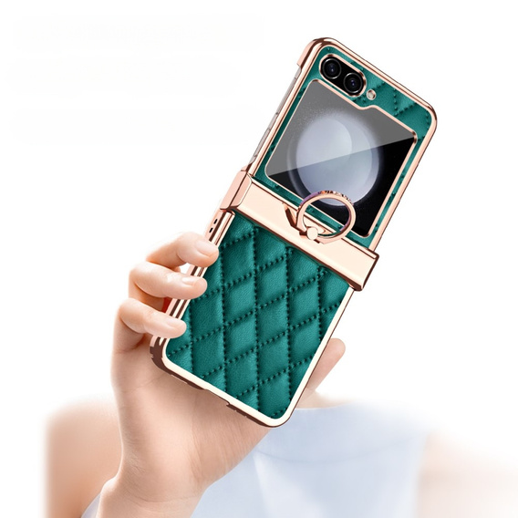 Чехол для Samsung Galaxy Z Flip5 5G, Electro Stitching , зеленый