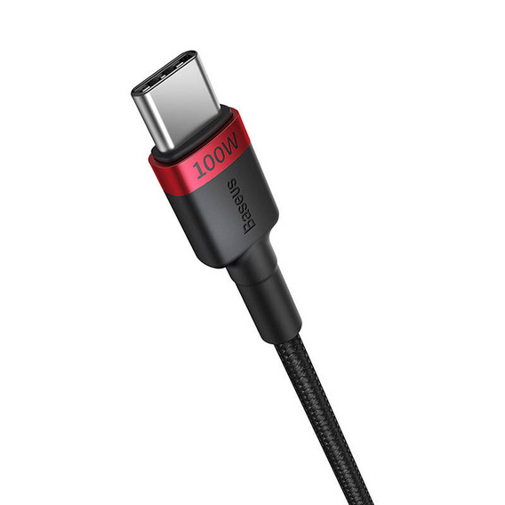 Кабель Baseus Cafule USB-C до USB-C 100 Вт 1 м - набір з 2 штук