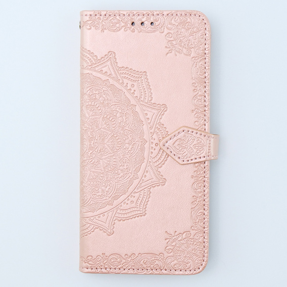 Чохол-книжка для Xiaomi 13T / 13T Pro, Mandala, рожевий rose gold