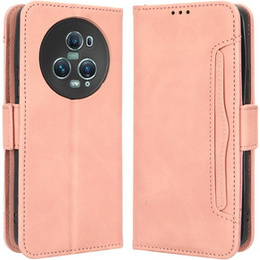 Откидной чехол для Honor Magic 5 Pro 5G, Card Slot, розовый