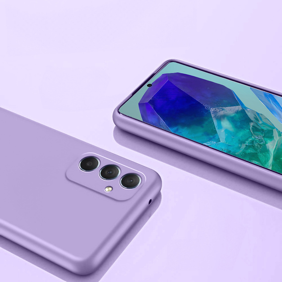 Чехол до Samsung Galaxy M55 5G, Silicone Lite, фиолетовый