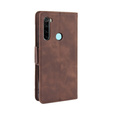 Футляр з клапаном для Xiaomi Redmi Note 8T, Card Slot, коричневий