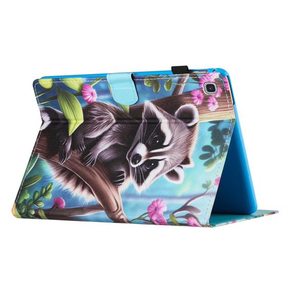 Чехол для Samsung Galaxy Tab S6 Lite 2022 / 2020, с откидной крышкой, raccoon