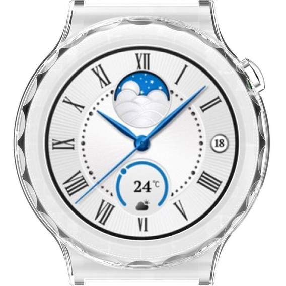 Чохол з TPU для Huawei Watch GT 3 Pro 46 мм, Transparent White