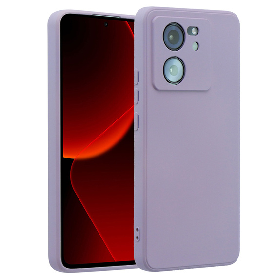 Чехол до Xiaomi 13T / 13T Pro, Silicone Lite, фиолетовый