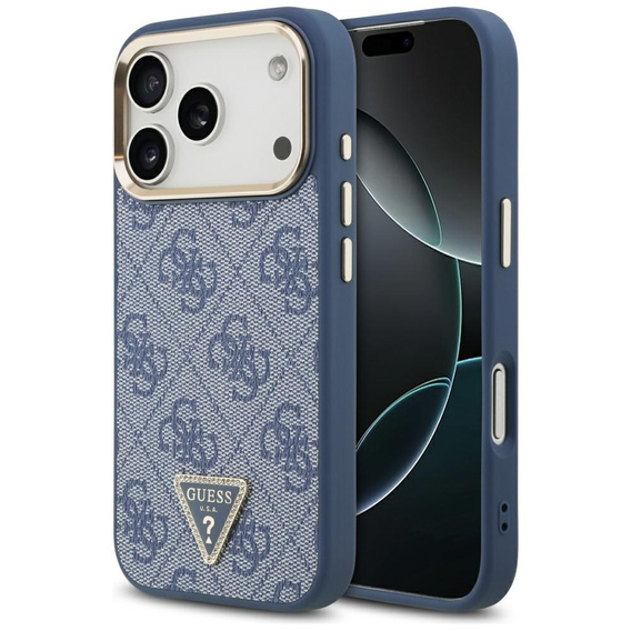 Чехол Guess 4G Triangle Logo MagSafe для iPhone 17 Pro Max