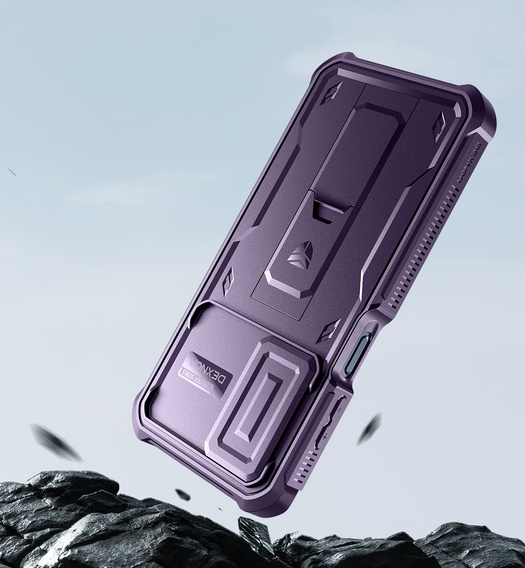 Броньований чохол для Samsung Galaxy A16, Dexnor Full Body (Two Frames), фіолетовий