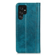 Чехол до Samsung Galaxy S25 Ultra, Wallet Litchi Leather, зелёный