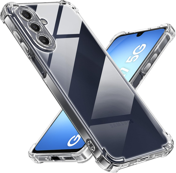 Чехол для Samsung Galaxy A17 5G, усиленный, с защитой камеры, прозрачный