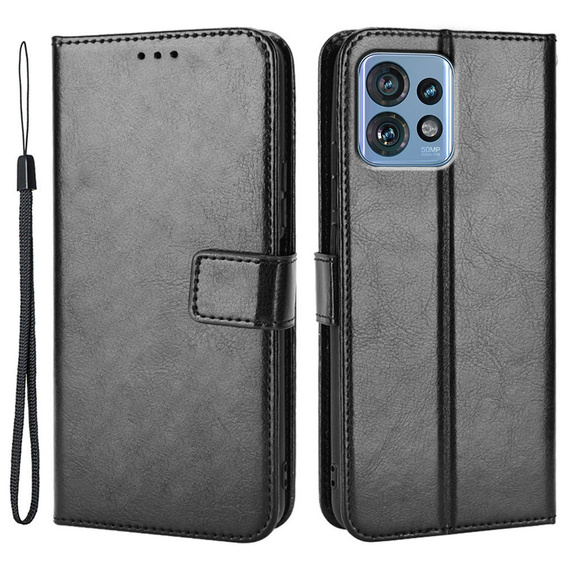 Откидной чехол для Motorola Edge 40 Pro, Wallet, чёрный