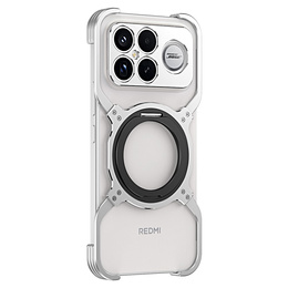 Чехол Metal Bumper с магнитом и подставкой для Xiaomi Poco F8 Ultra