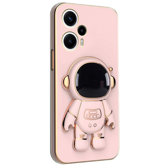 Чoхол до Xiaomi Poco F5, Astronaut, рожевий