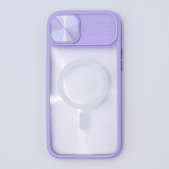 Чехол до iPhone 15 Plus, Slide Camera Magsafe, фиолетовый