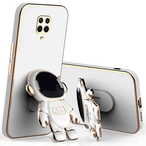 Чехол до Xiaomi Redmi Note 9 Pro / 9s, Astronaut, белый
