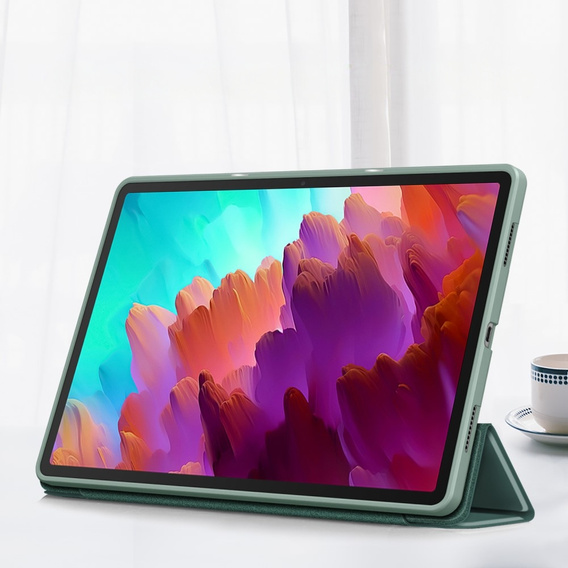 Чехол для Lenovo Tab P12, Smartcase с местом для стилуса, зелёный