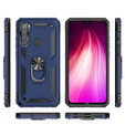Бронированный Чехол до Xiaomi Redmi Note 8T, Nox Case Ring, темно-синий