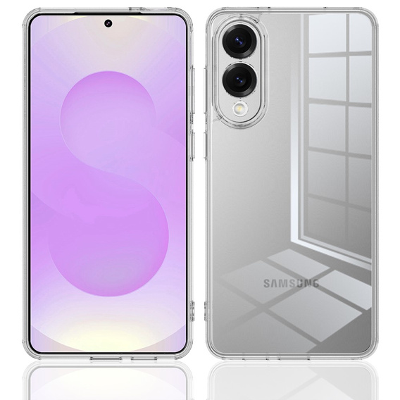 Чехол до Samsung Galaxy S25 Edge, Fusion Hybrid, прозрачный