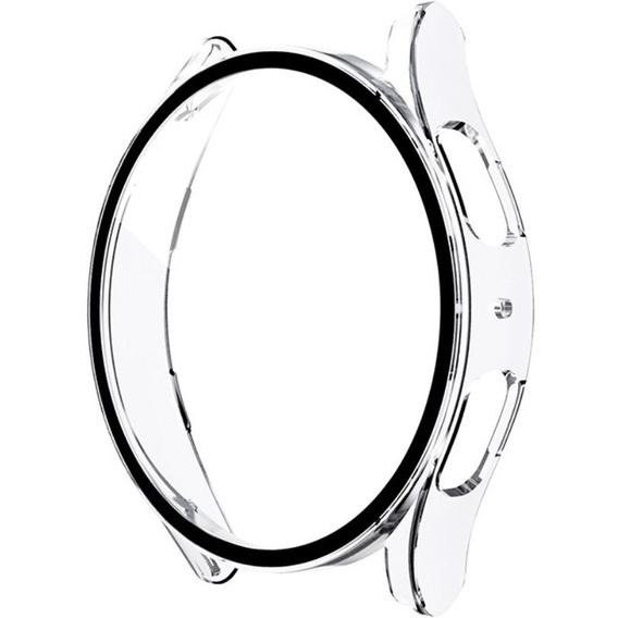 Силиконовый футляр со встроенным защитным стеклом до Galaxy Watch5 40mm, Transparent