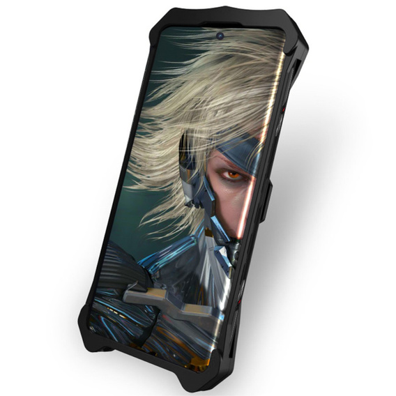 Бронированный чехол для iPhone 15 Pro Max, Aluminum Alloy, чёрный