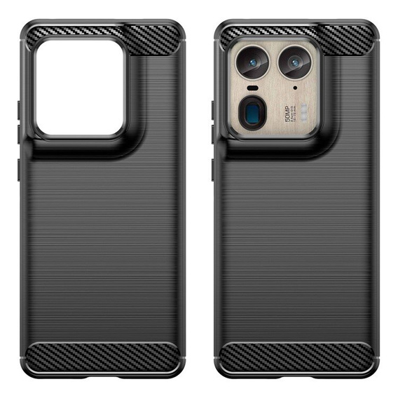 Чoхол до Motorola Edge 50 Ultra, Carbon, чорний
