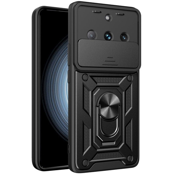 Чохол NOX Camera Slide Realme 11 Pro 5G / 11 Pro+ 5G, CamShield Slide, чорний