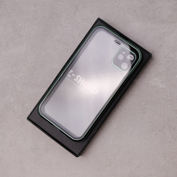 Чохол для iPhone 11, Magnetic Dual Glass, зелений