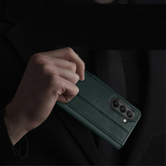Откидной чехол для Samsung Galaxy Z Fold5 5G, Wallet, темно-синий