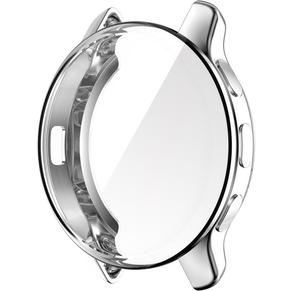 Чехол 2в1 с защитой экрана для часов Garmin Venu 2 Plus, Silver