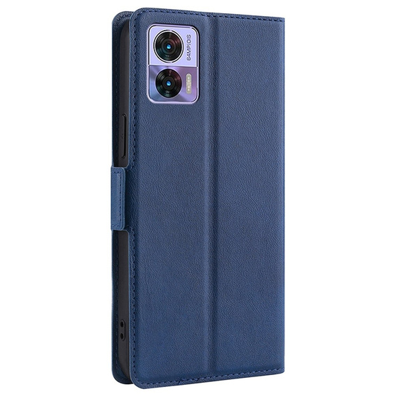 Чохол-книжка для Motorola Edge 30 Neo 5G, Wallet Thin Magnet, темно-синій 
