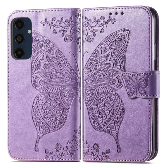 Чохол-книжка для Samsung Galaxy A16, Butterfly, фіолетовий