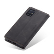 Чехол CASEME для Samsung Galaxy A71, Leather Wallet Case, чёрный