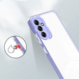 Чехол до Samsung Galaxy A14 5G, Fusion Hybrid, прозрачный / фиолетовый