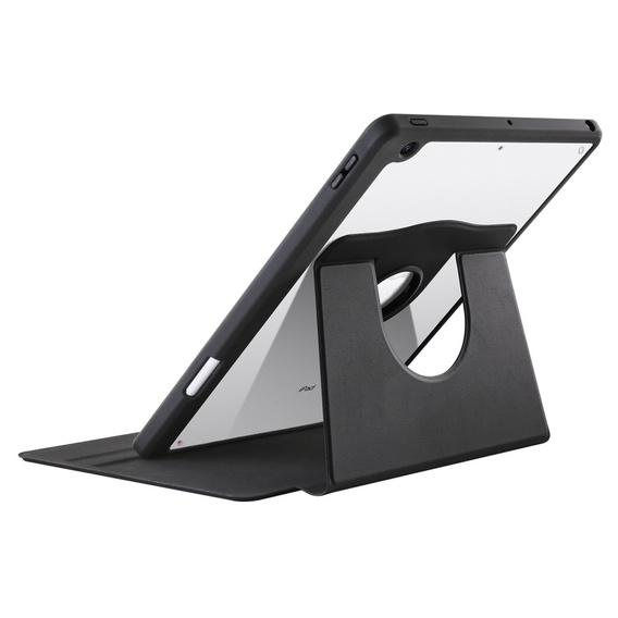 Чехол для iPad 10.2" 2021/2020/2019 (9/8/7 gen.), с местом для стилуса, поворачивающийся на 360°, чёрный
