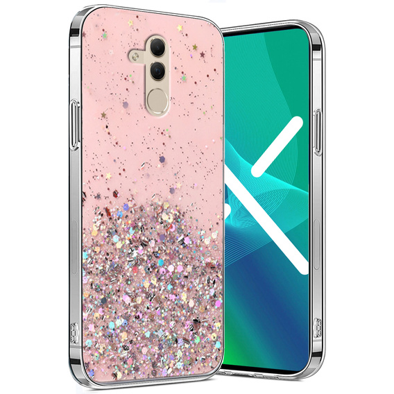 Чoхол до Huawei Mate 20 Lite, Glittery, рожевий