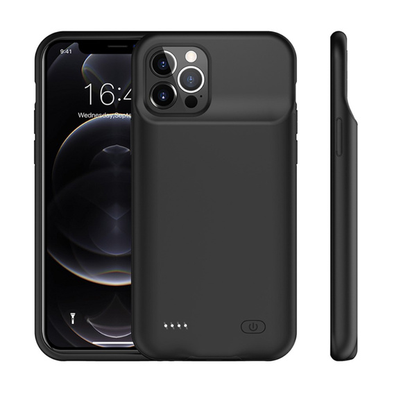 Чехол с батареей 7000mAh до iPhone 12 Pro Max, Black