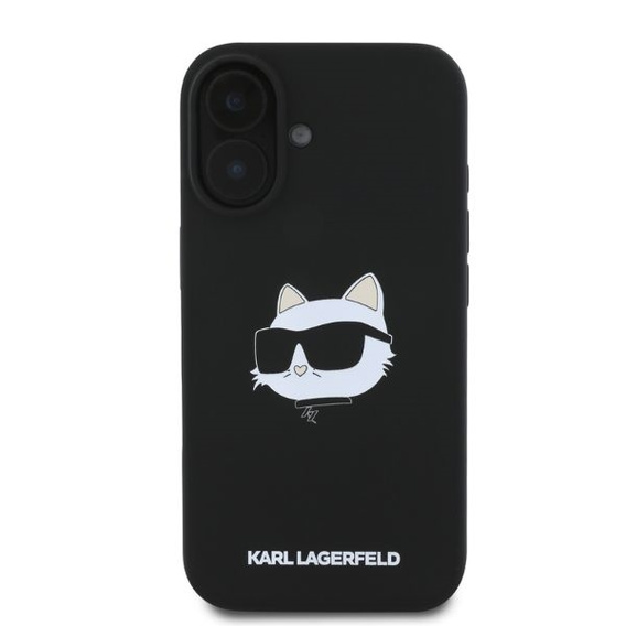 Чехол Karl Lagerfeld Silicone Choupette Head Print для iPhone 16