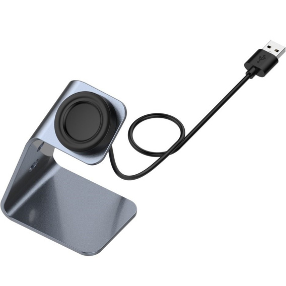 Алюмінієвий зарядний пристрій USB для Samsung Galaxy Watch 4 - Grey