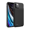 Чехол с батареей 6500mAh до iPhone 12 / 12 Pro, Black