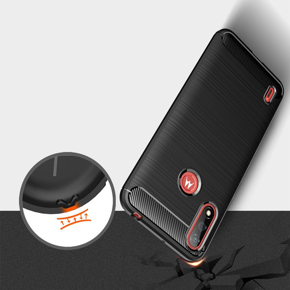 Чoхол до Motorola Moto E7 Power / E7i Power, Carbon, чорний