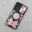 Бронированный чехол для Infinix Note 12 Pro 4G / Note 12 2023, CamShield Slide, розовый rose gold