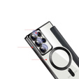 Откидной чехол для Samsung Galaxy S22 Ultra 5G, RFID Wallet MagSafe CamShield, чёрный