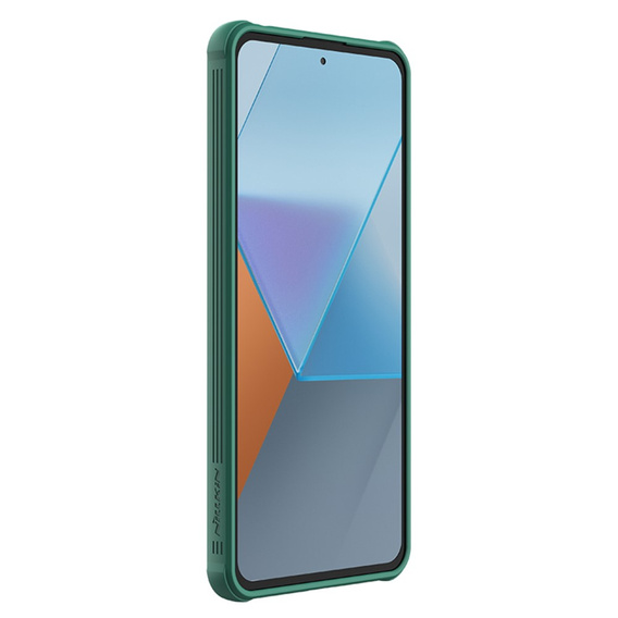 Бронированный чехол Nillkin для Xiaomi Redmi Note 13 Pro 5G, CamShield Pro, зелёный