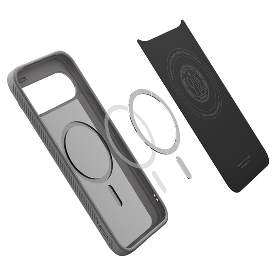 Чохол Spigen Liquid Air MagSafe для Google Pixel 10 Pro XL, мармуровий сірий