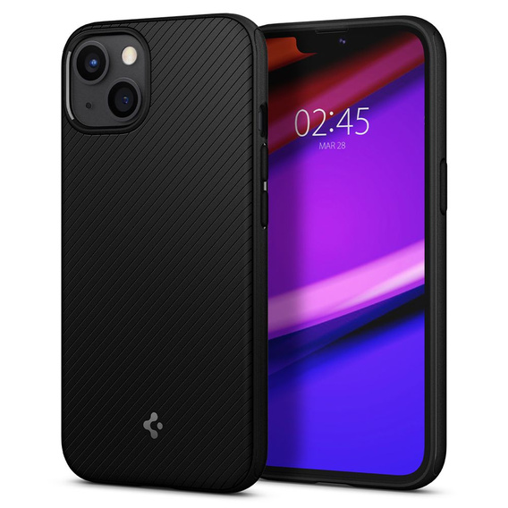 Чохол Spigen до iPhone 13, Mag Armor MagSafe, Matte Black