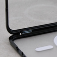 Магнітний чохол Dual Glass MagSafe для Samsung Galaxy S23, чорний